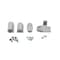 Global Door Controls Arch/Vistawall Style 3/4 in. Right Hand Offset Door Pivot Hinge Set for Adams Rite Type Storefront Door in Aluminum TH1110-RH-AL - alternate 3